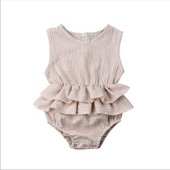 Brand New Seersucker Romper Size 12-18 Months - Picture 6 of 6